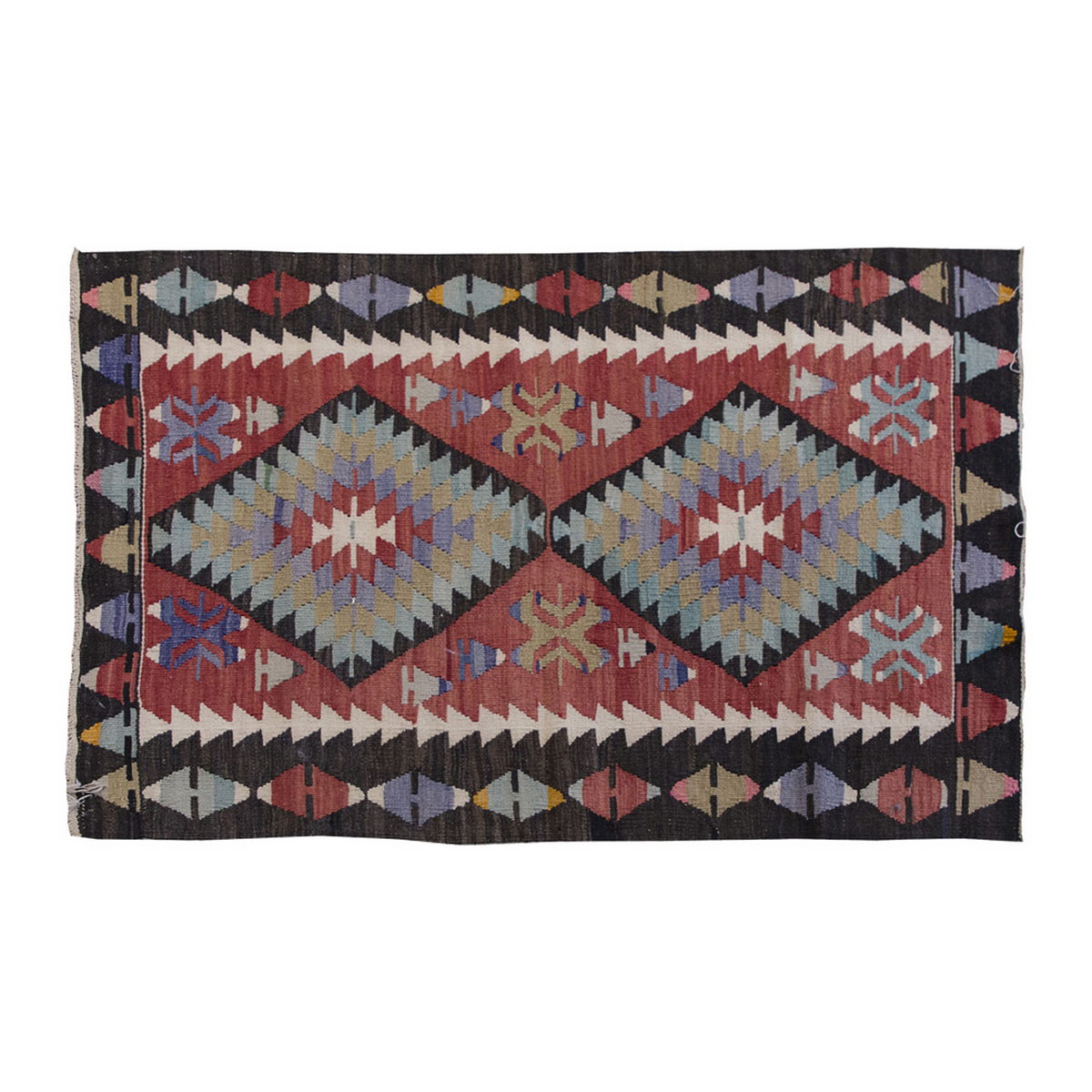 Vintage Kilim Rug,Maraş Kilim 3'3" x 5" feet 100 x 150 cm