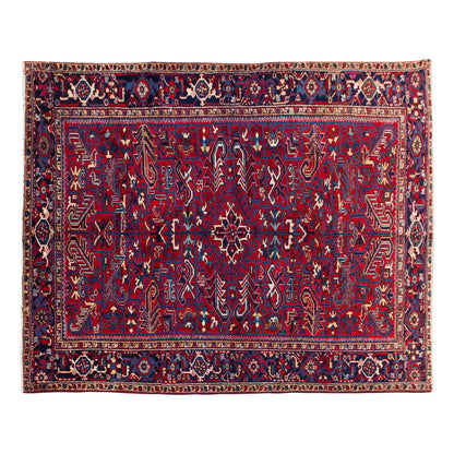 Vintage Large Rug, Heriz Rug 8'2" x 10'10" feet 250 x 330 cm
