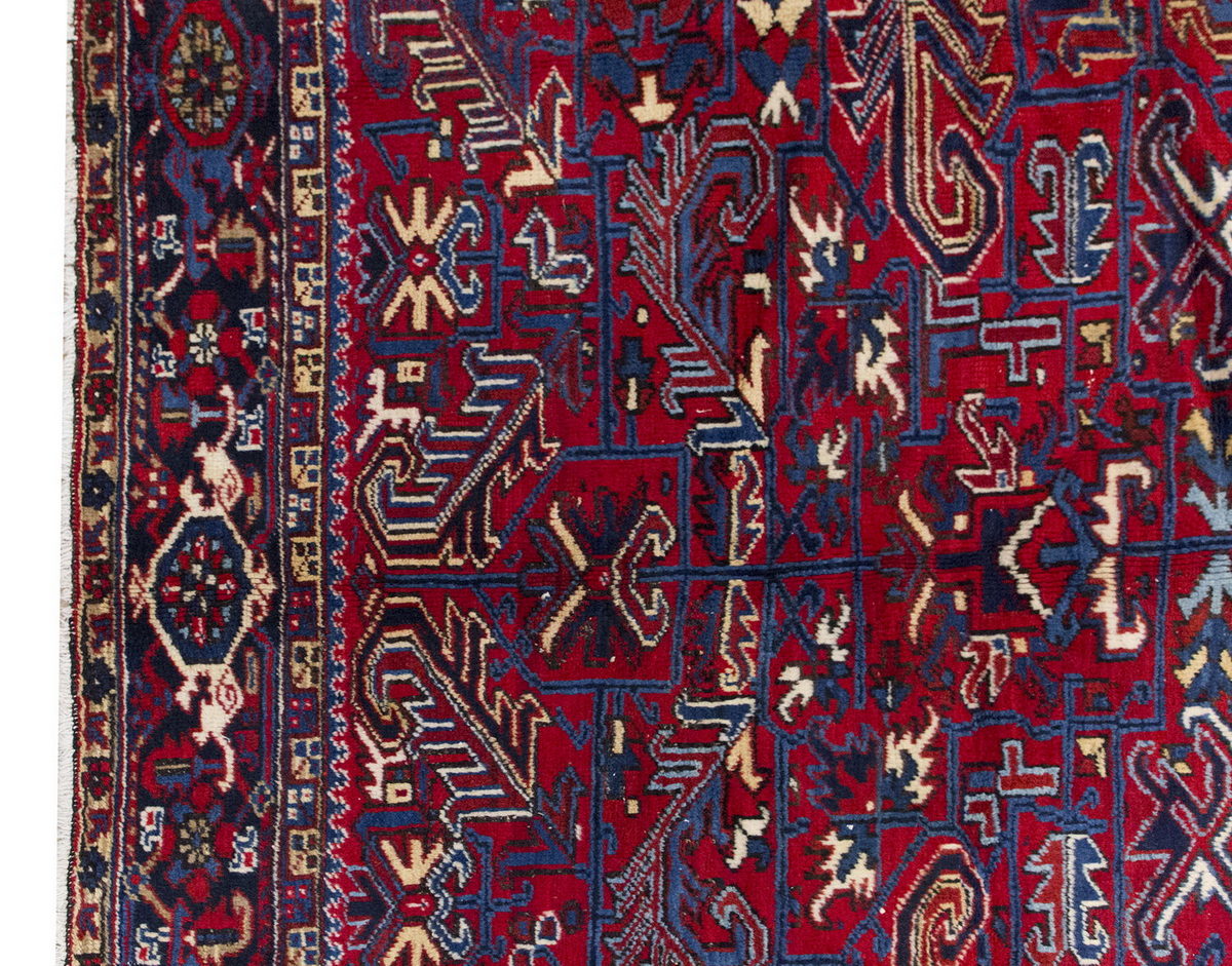 Vintage Large Rug, Heriz Rug 8'2" x 10'10" feet 250 x 330 cm