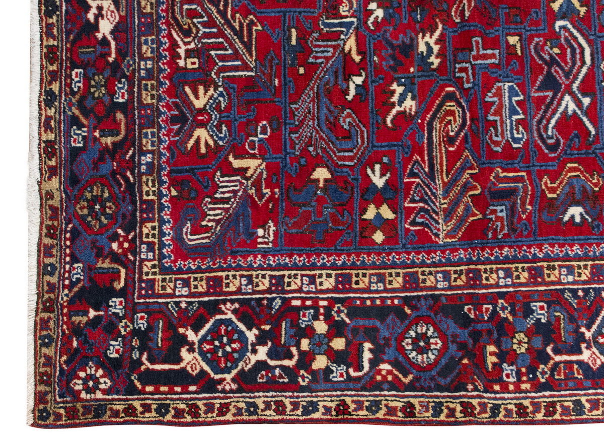 Vintage Large Rug, Heriz Rug 8'2" x 10'10" feet 250 x 330 cm