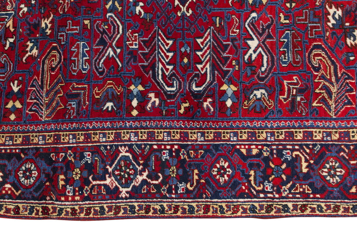 Vintage Large Rug, Heriz Rug 8'2" x 10'10" feet 250 x 330 cm