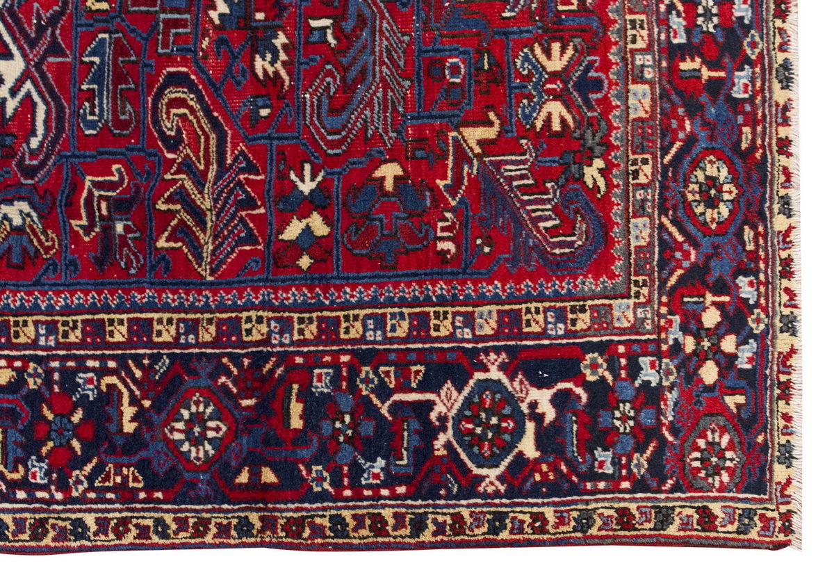 Vintage Large Rug, Heriz Rug 8'2" x 10'10" feet 250 x 330 cm