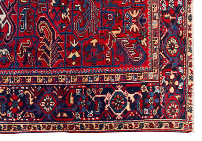 Vintage Large Rug, Heriz Rug 8'2" x 10'10" feet 250 x 330 cm