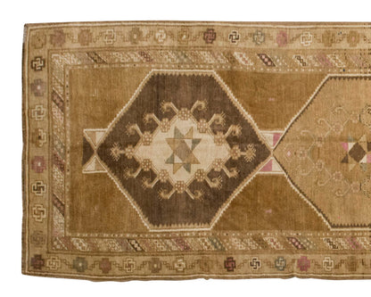 Vintage Large Rug, Oushak Area Rug, 4'10" x 12'4 feet 148 x 375 cm