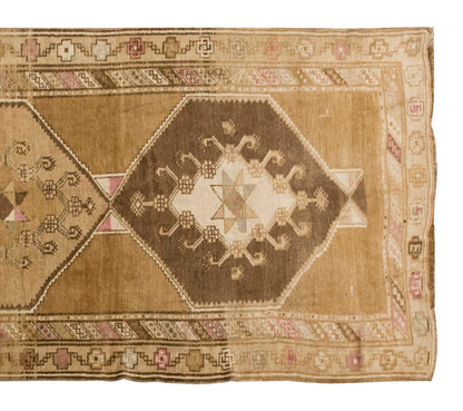 Vintage Large Rug, Oushak Area Rug, 4'10" x 12'4 feet 148 x 375 cm