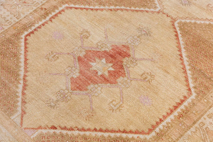 Vintage Large Rug, Oushak Area Rug, 4'5" x 12'10 feet 135 x 390 cm