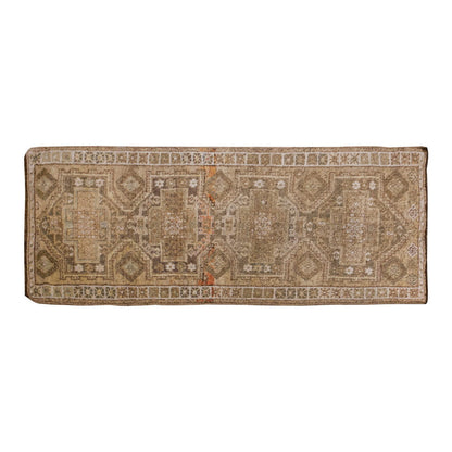Vintage Large Rug, Oushak Area Rug, 4'6" x 10'2" feet 137 x 310 cm