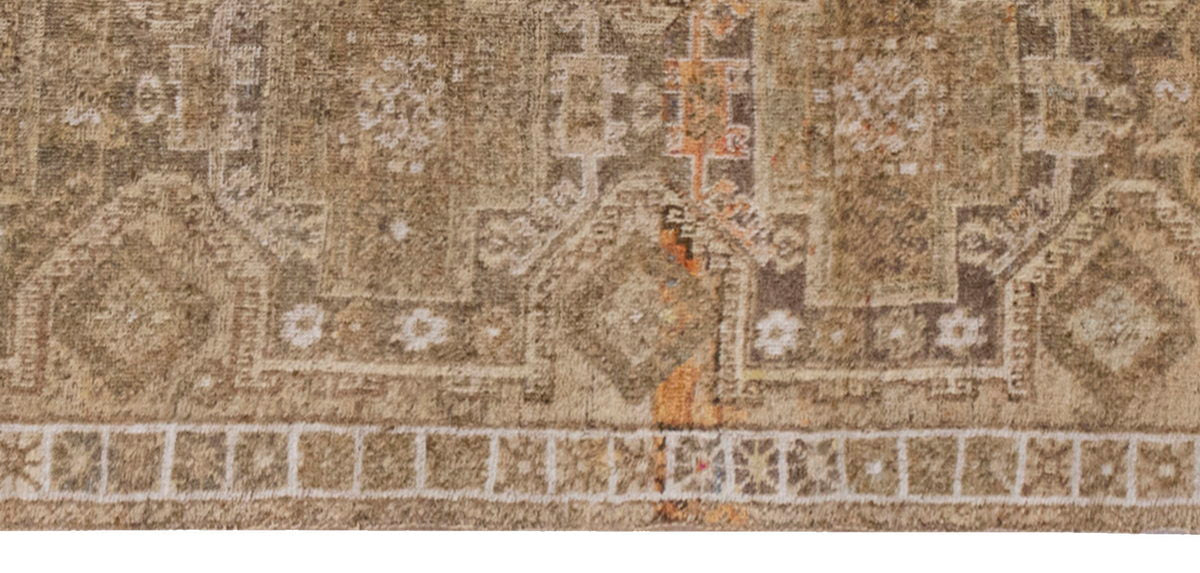 Vintage Large Rug, Oushak Area Rug, 4'6" x 10'2" feet 137 x 310 cm