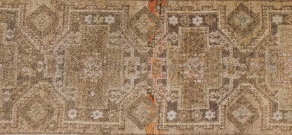 Vintage Large Rug, Oushak Area Rug, 4'6" x 10'2" feet 137 x 310 cm