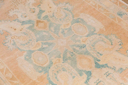 Vintage Large Rug, Oushak Area Rug, 4'7" x 11'3" feet 140 x 342 cm