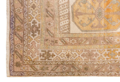 Vintage Large Rug, Oushak Area Rug, 4'8" x 7'10" feet 142 x 238 cm