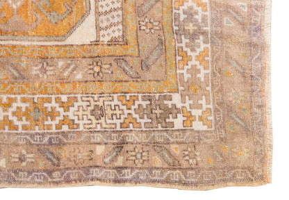 Vintage Large Rug, Oushak Area Rug, 4'8" x 7'10" feet 142 x 238 cm