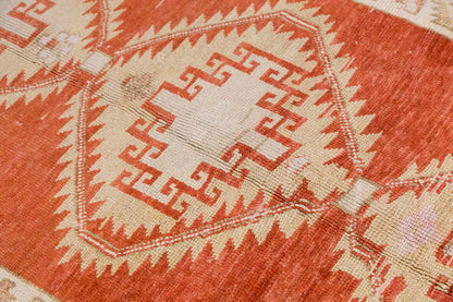 Vintage Large Rug, Oushak Area Rug, 4'9" x 12'6" feet 145 x 380 cm