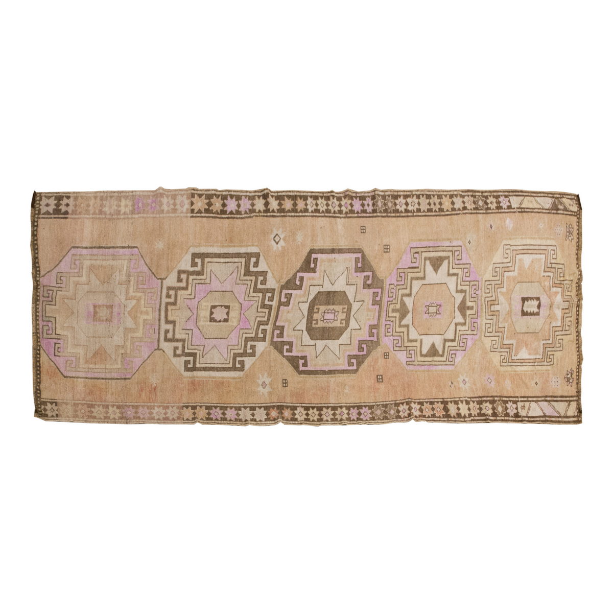 Vintage Large Rug, Oushak Area Rug, 4'9" x 9'8" feet 145 x 295 cm