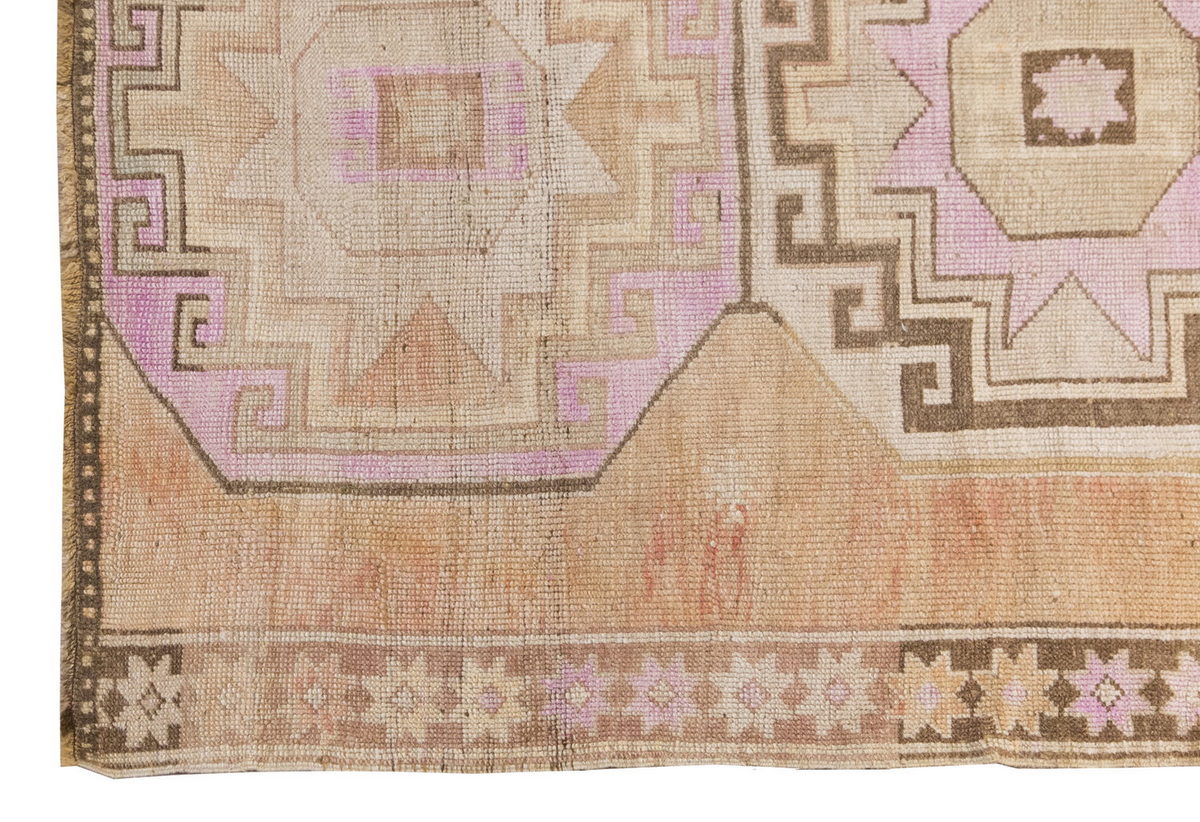 Vintage Large Rug, Oushak Area Rug, 4'9" x 9'8" feet 145 x 295 cm