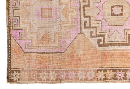 Vintage Large Rug, Oushak Area Rug, 4'9" x 9'8" feet 145 x 295 cm