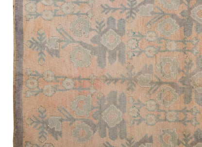 Vintage Large Rug, Oushak Area Rug, 5'1" x 11'9" feet 154 x 357 cm