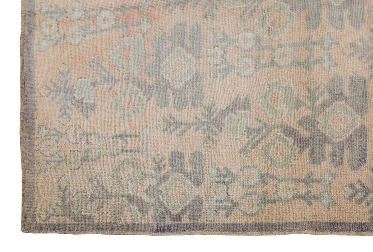 Vintage Large Rug, Oushak Area Rug, 5'1" x 11'9" feet 154 x 357 cm