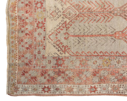 Vintage Large Rug, Oushak Area Rug, 5'4" x 12'3" feet 162 x 374 cm