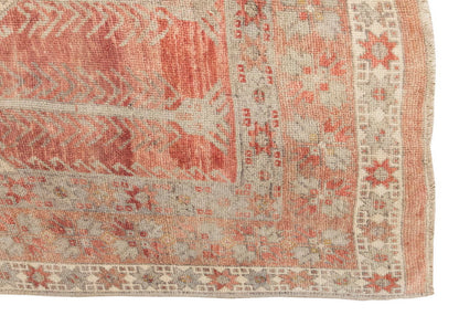 Vintage Large Rug, Oushak Area Rug, 5'4" x 12'3" feet 162 x 374 cm