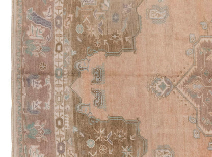 Vintage Large Rug, Oushak Area Rug, 5'6" x 8'8" feet 167 x 265 cm