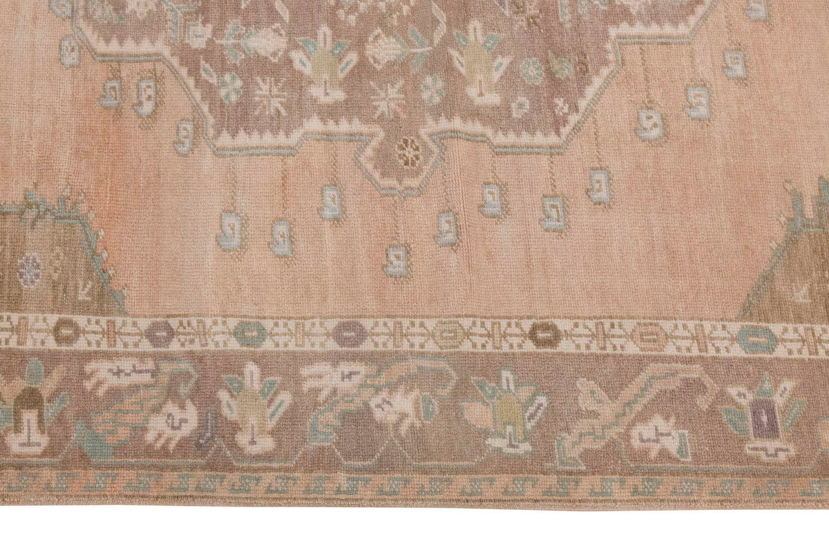 Vintage Large Rug, Oushak Area Rug, 5'6" x 8'8" feet 167 x 265 cm