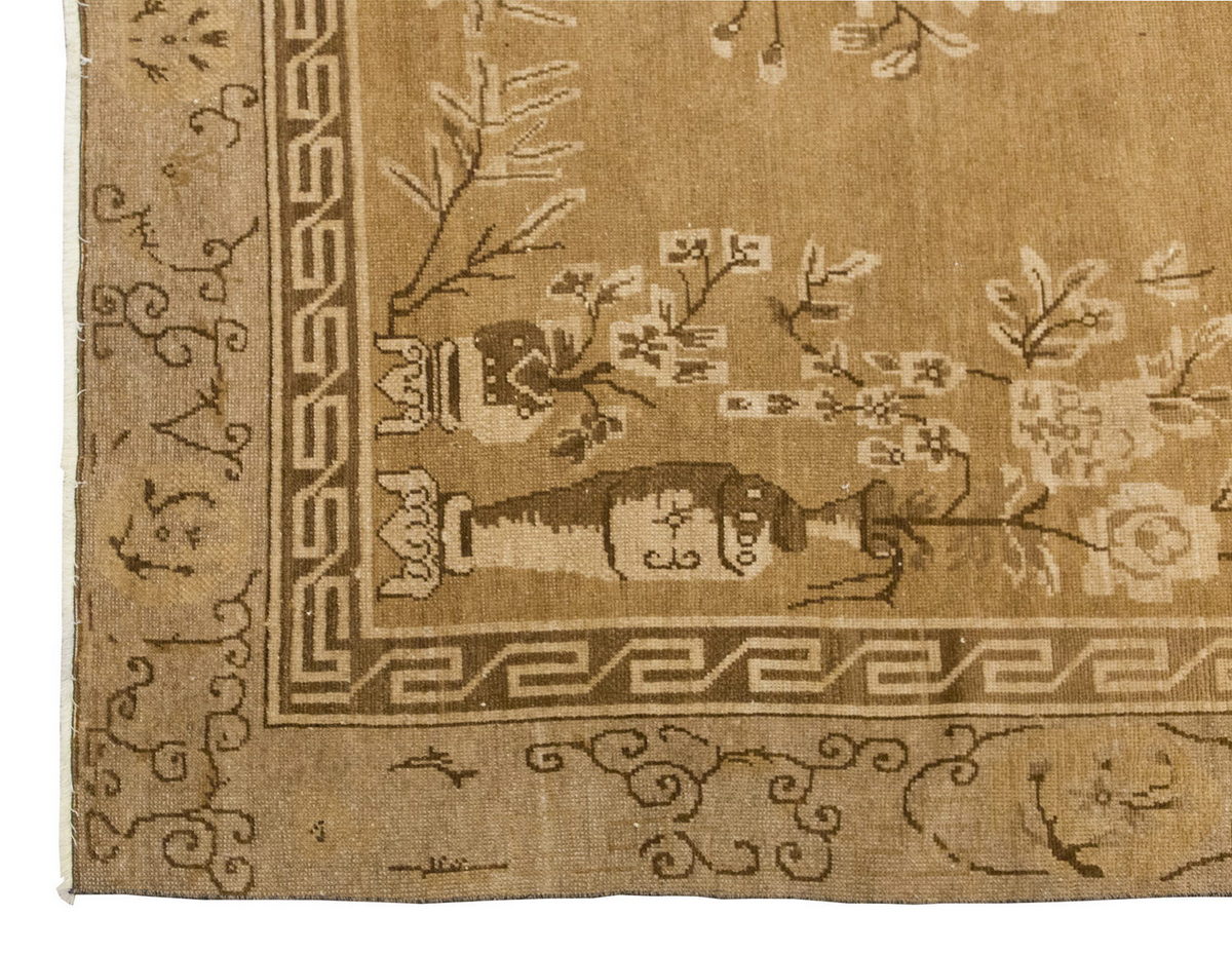 Vintage Large Rug, Oushak Area Rug, 5'9" x 10 feet 175 x 305 cm