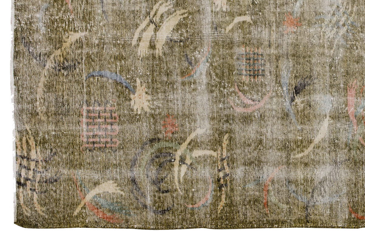 Vintage Large Rug, Oushak Area Rug, 6'1" x 9 feet 186 x 275 cm