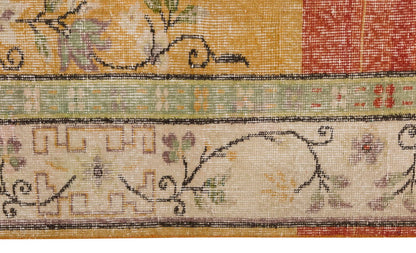 Vintage Large Rug, Oushak Area Rug, 6'11" x 9'10" feet 210 x 300 cm
