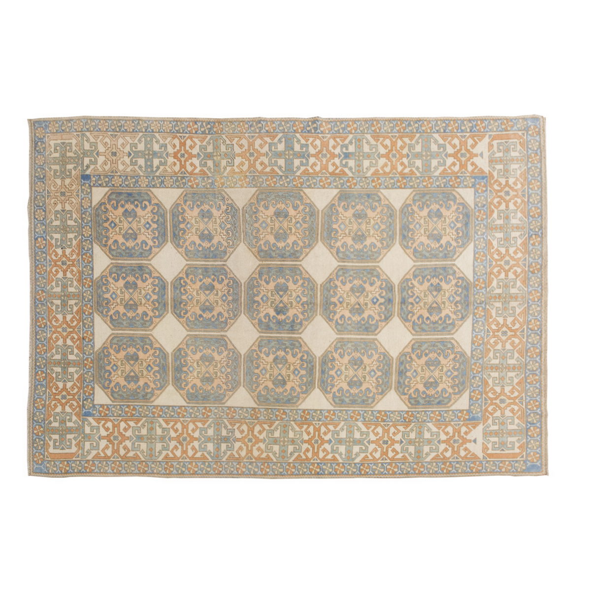 Vintage Large Rug, Oushak Area Rug, 6'11" x 9'4" feet 210 x 285 cm