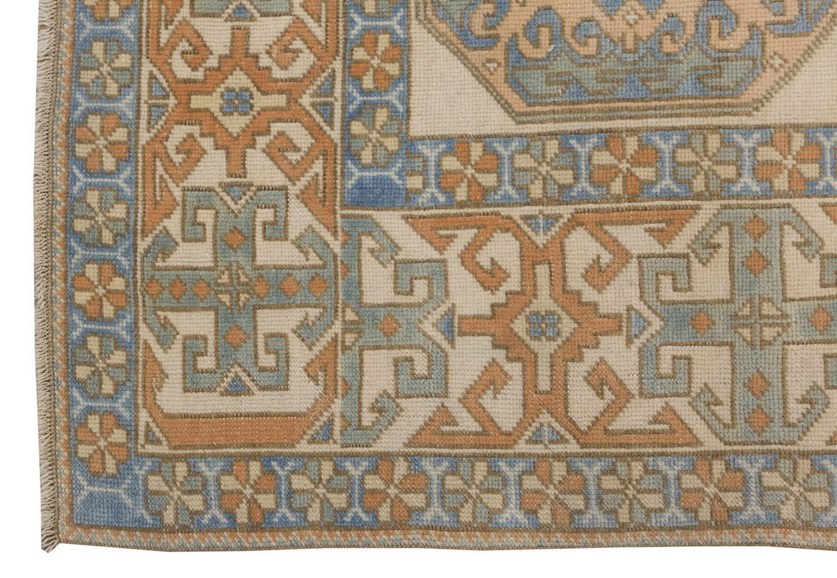 Vintage Large Rug, Oushak Area Rug, 6'11" x 9'4" feet 210 x 285 cm