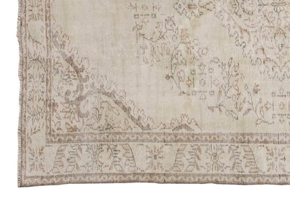 Vintage Large Rug, Oushak Area Rug, 6'2" x 9'10" feet 187 x 300 cm