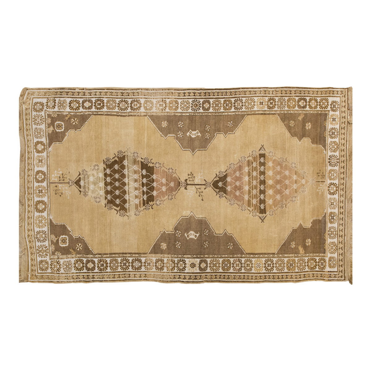 Vintage Large Rug, Oushak Area Rug, 6'3" x 10'10" feet 190 x 330 cm