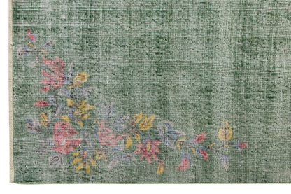 Vintage Large Rug, Oushak Area Rug, 6'3" x 9'6" feet 190 x 290 cm