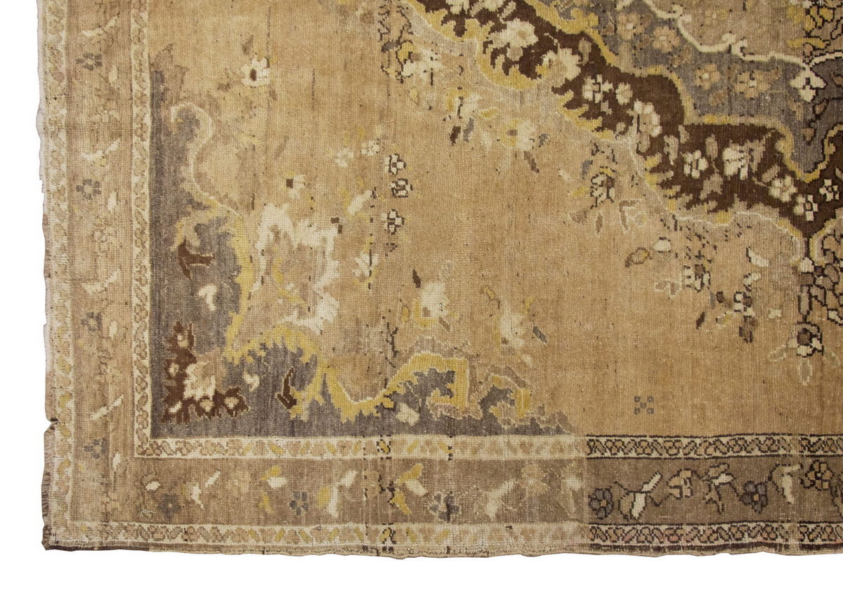 Vintage Large Rug, Oushak Area Rug, 6'4" x 8'6" feet 192 x 260 cm