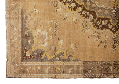 Vintage Large Rug, Oushak Area Rug, 6'4" x 8'6" feet 192 x 260 cm