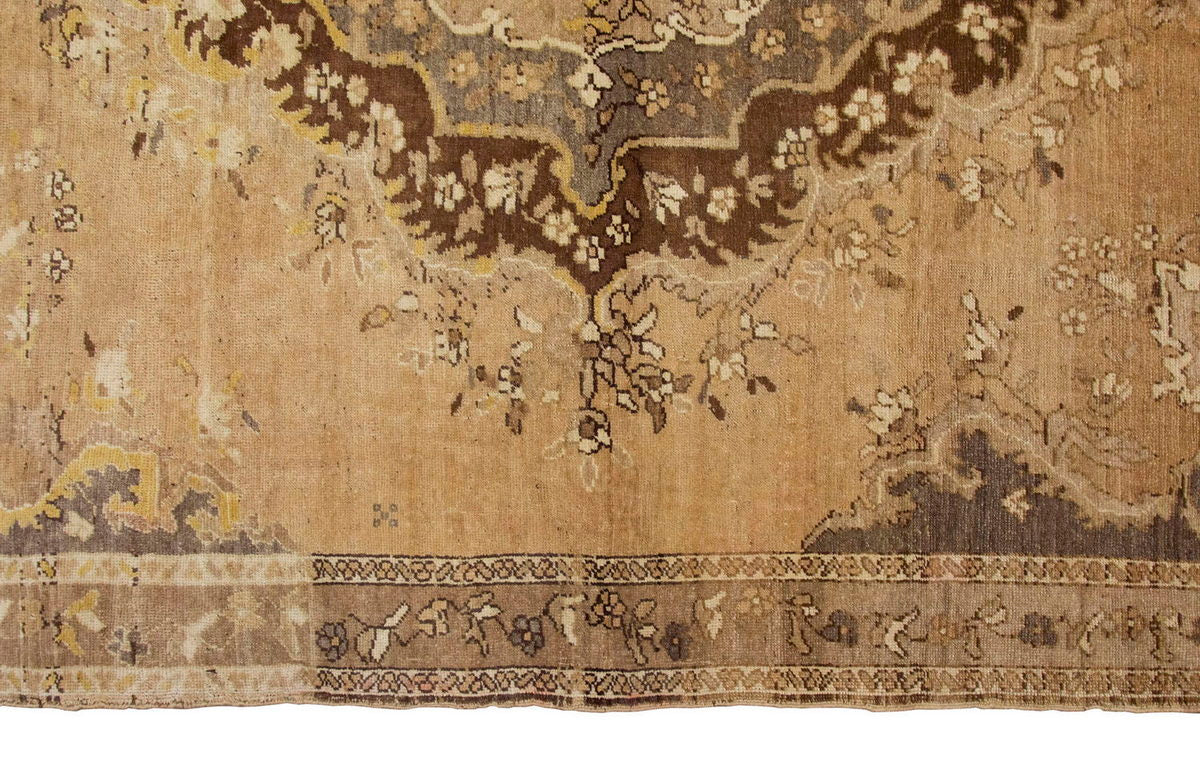 Vintage Large Rug, Oushak Area Rug, 6'4" x 8'6" feet 192 x 260 cm