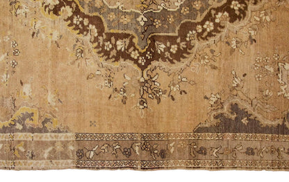 Vintage Large Rug, Oushak Area Rug, 6'4" x 8'6" feet 192 x 260 cm