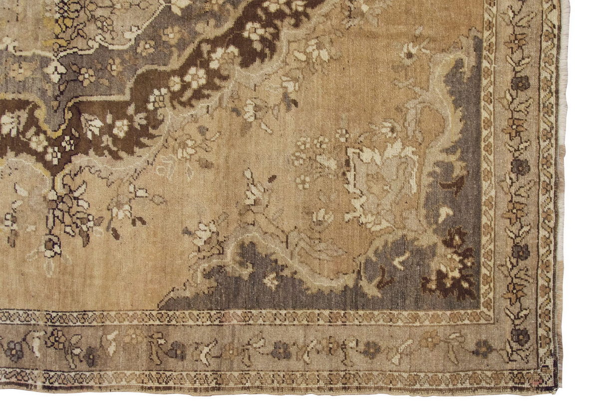 Vintage Large Rug, Oushak Area Rug, 6'4" x 8'6" feet 192 x 260 cm