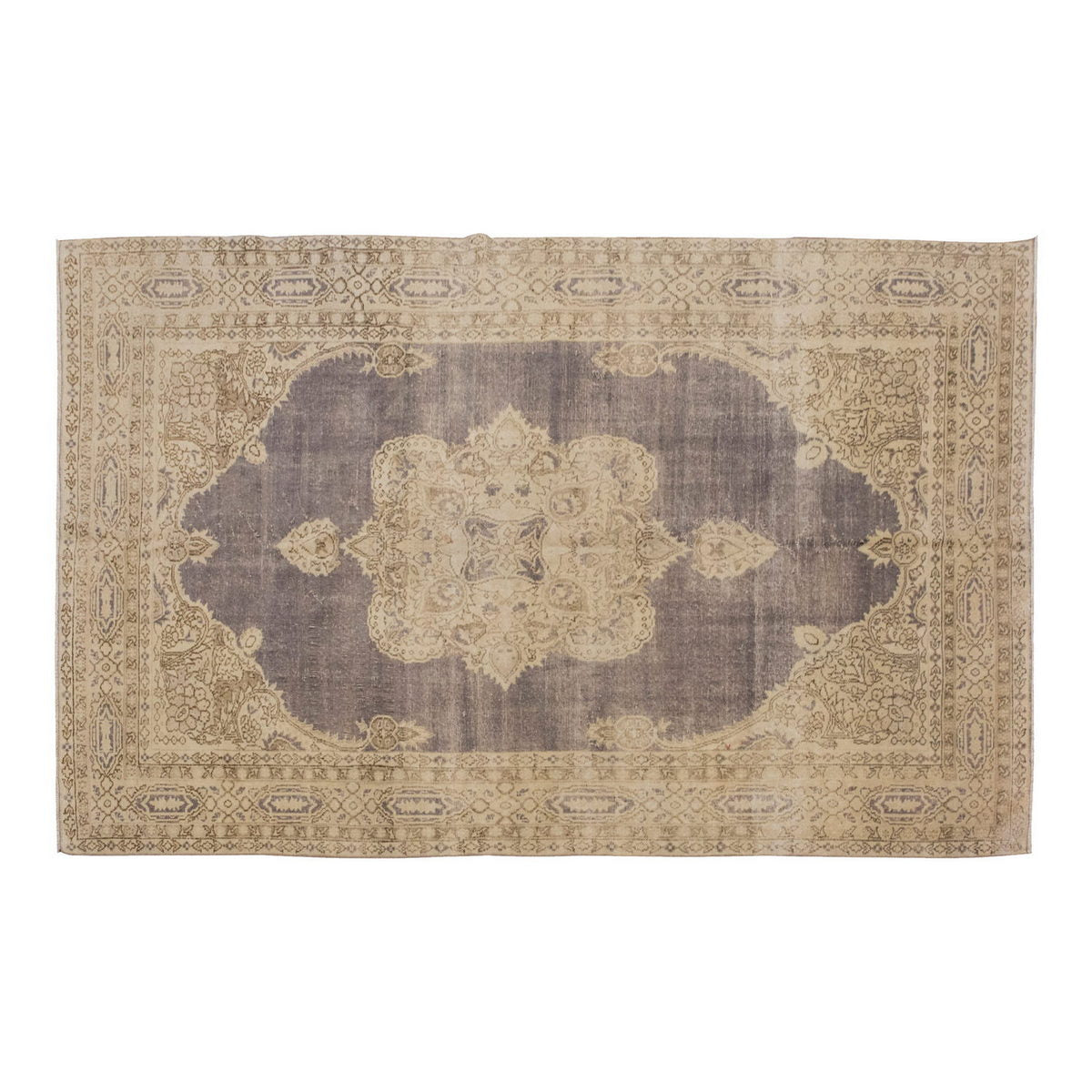 Vintage Large Rug, Oushak Area Rug, 6'8" x 10'6 feet 202 x 320 cm