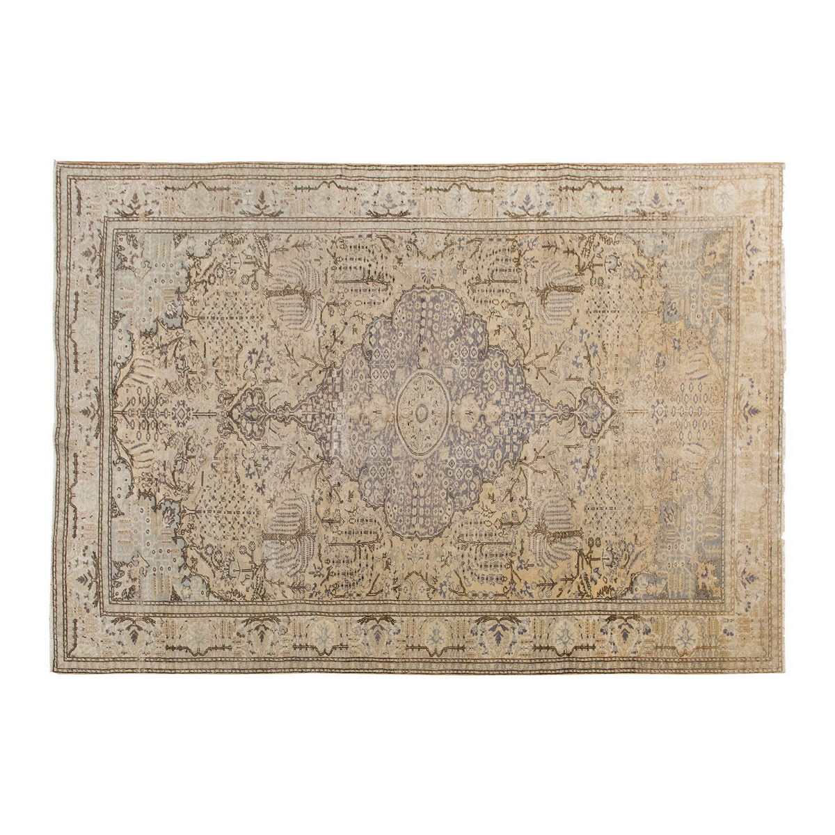 Vintage Large Rug, Oushak Area Rug, 6'9" x 9'10" feet 205 x 300 cm