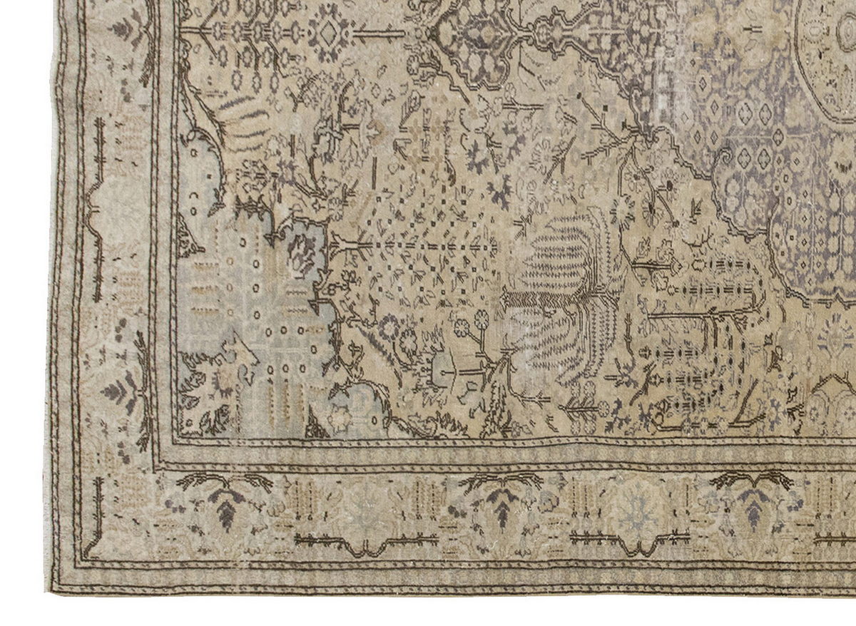 Vintage Large Rug, Oushak Area Rug, 6'9" x 9'10" feet 205 x 300 cm