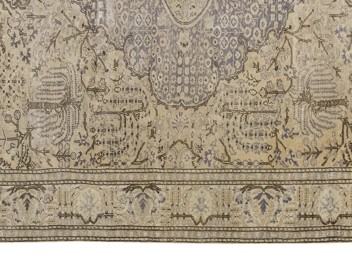 Vintage Large Rug, Oushak Area Rug, 6'9" x 9'10" feet 205 x 300 cm