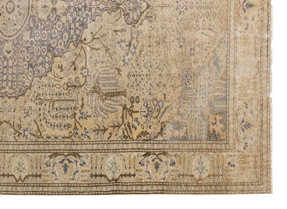 Vintage Large Rug, Oushak Area Rug, 6'9" x 9'10" feet 205 x 300 cm