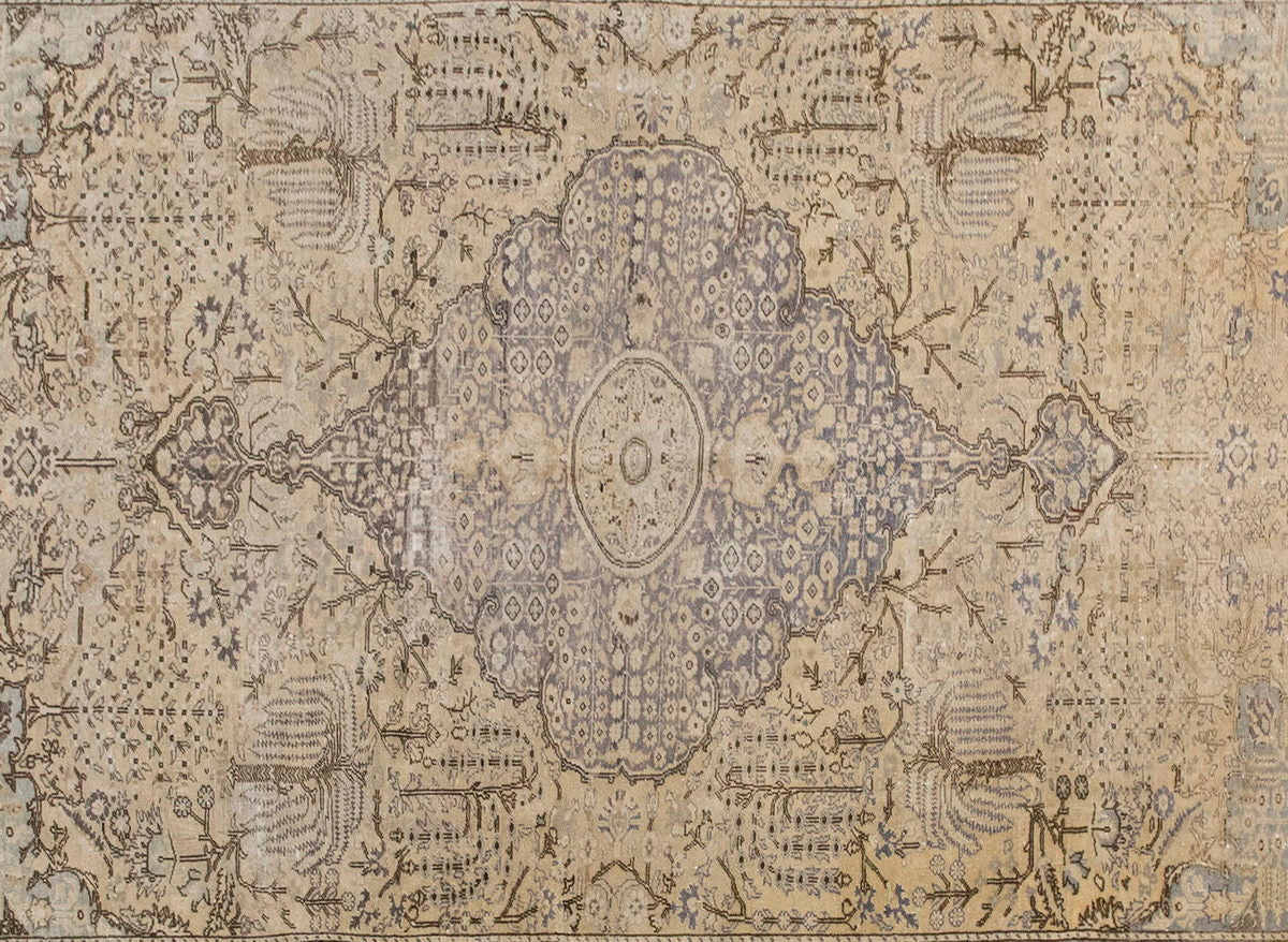 Vintage Large Rug, Oushak Area Rug, 6'9" x 9'10" feet 205 x 300 cm