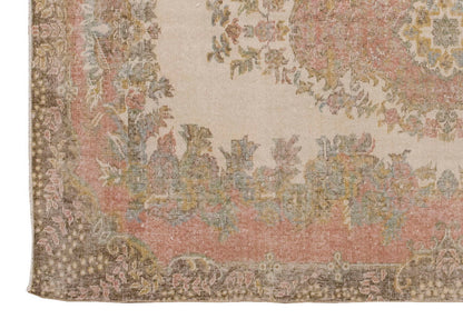 Vintage Large Rug, Oushak Area Rug, 6 x 9'6" feet 184 x 290 cm