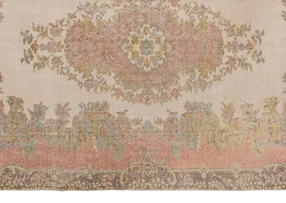 Vintage Large Rug, Oushak Area Rug, 6 x 9'6" feet 184 x 290 cm