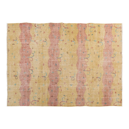 Vintage Large Rug, Oushak Area Rug, 7'2" x 10'3" feet 219 x 312 cm