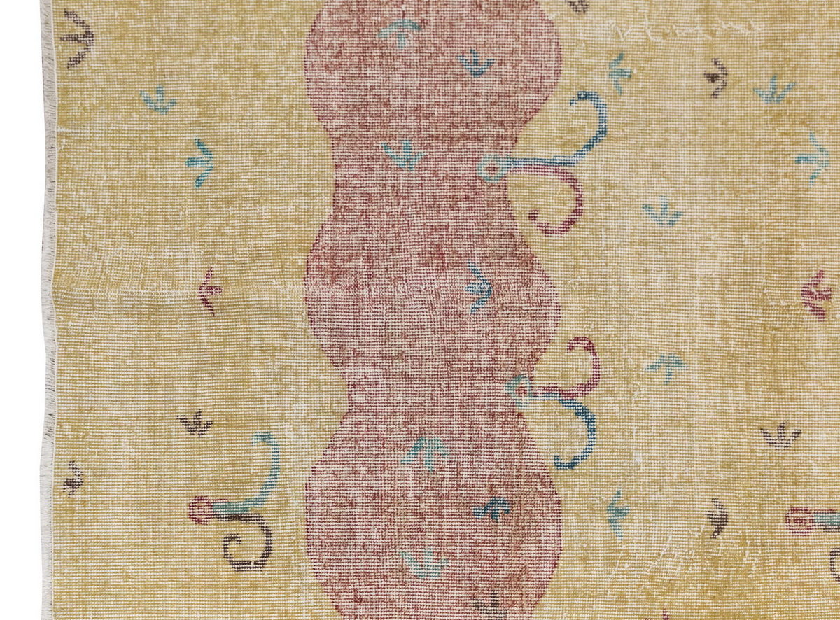 Vintage Large Rug, Oushak Area Rug, 7'2" x 10'3" feet 219 x 312 cm
