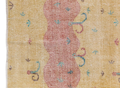 Vintage Large Rug, Oushak Area Rug, 7'2" x 10'3" feet 219 x 312 cm